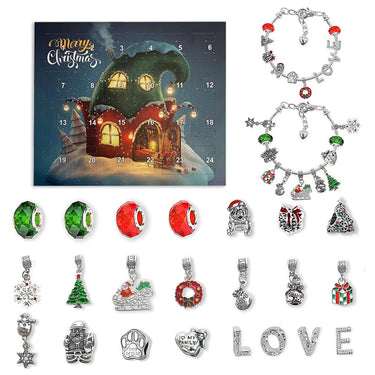 Pulsera de cuenta regresiva de Navidad DIY | Elk dag een nieuwe verrassing met de armband advent kalender - Estimula la emoción festiva y el juego creativo